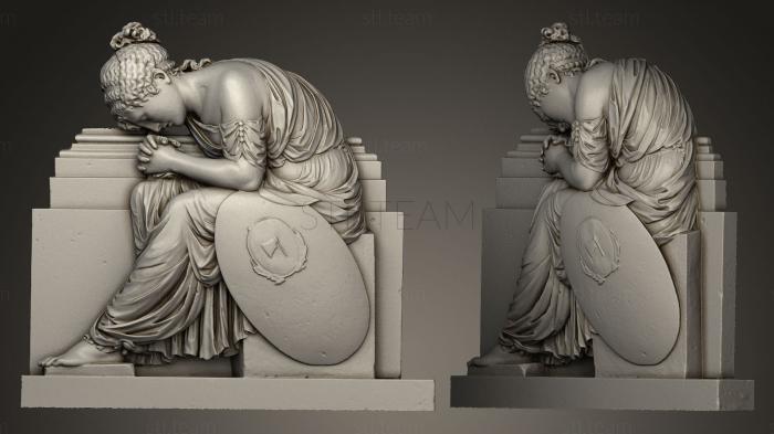 3D model Weeping woman (STL)